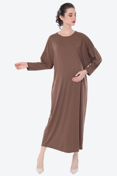Batwing Maternity In Brown